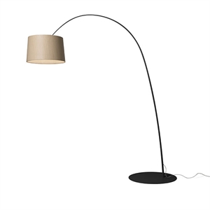 Foscarini Twiggy Floor Lamp LED Black & Wood