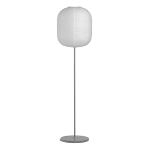 HAY Common Oblong Floor Lamp Gray Terrazzo