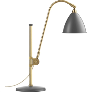 GUBI Bestlite BL1 Table Lamp Gray & Brass
