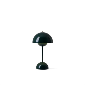 &Tradition Flowerpot VP9 Table Lamp Portable Dark Green