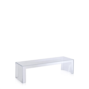 Kartell Invisible Side Table H31.5 Crystal
