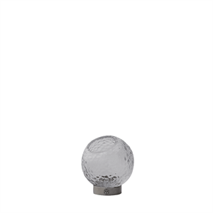 AYTM GLOBE BUBBLES Vase Ø10 Clear/ Silver