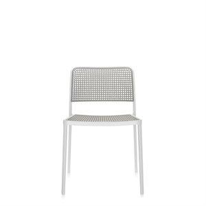 Kartell AUDREY Dining Chair White/ Light Gray