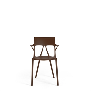 Kartell AI Dining Chair Mocha Brown