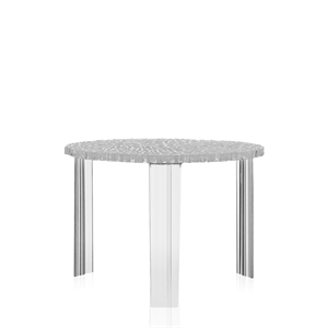 Kartell T-TABLE Side Table Crystal