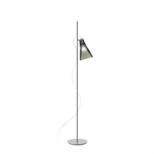 Kartell K-LUX Floor Lamp Smoked Gray/ Gray