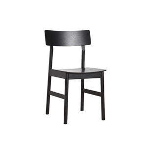 Woud Pause Dining Table Chair 2.0 Black Ash