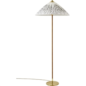 Gubi Tynell Collection 9602 Garro Éditions Floor Lamp Brass/Harigey Circus Horses