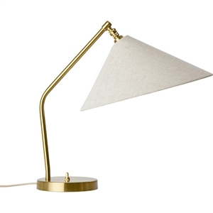 Gubi Gräshoppa Table Lamp Brass/ Canvas