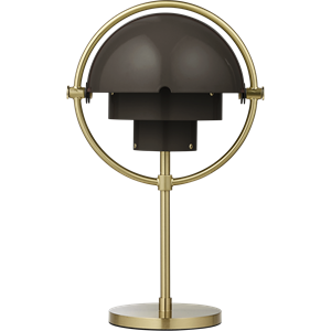 Gubi Multi-Lite Limited Edition Portable Lamp Mocha Brown/ Brass