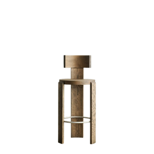 Louise Roe Spina Bar Stool Smoked Oak