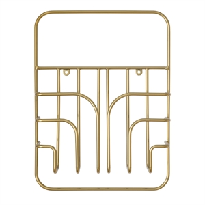 Maze Now Magazine Holder Small Brass