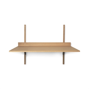 Ferm Living Sector Desk Oak/Black Brass