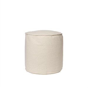Ferm Living x Utzon Can Lis Aun Aun Cotton Pouf Ø40 Off White