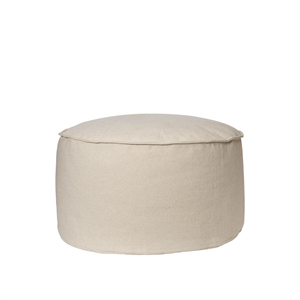 Ferm Living Aun Cotton Pouf Ø80 Off White