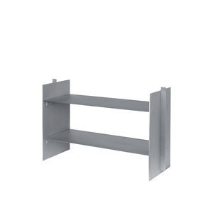 Ferm Living Lager Row Side Table & Shoe Rack Aluminum