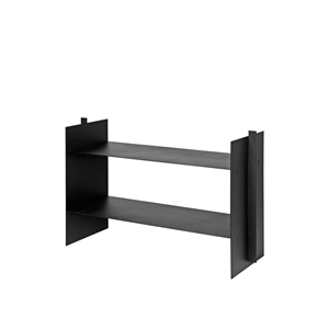 Ferm Living Lager Row Side Table & Shoe Rack Black