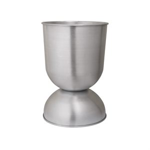 Ferm Living Hourglass Pot Large Aluminum