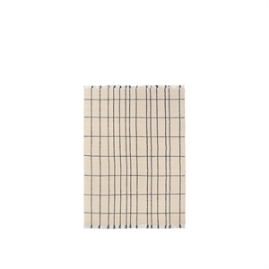 Ferm Living Sen Rug 140x200 Parchment/Indigo