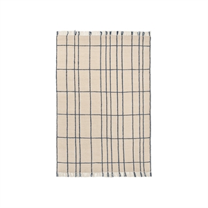 Ferm Living Sen Rug 170x240 Parchment/Indigo