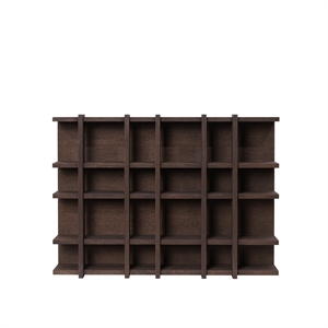 Ferm Living Tilem Shelf 6x4 Dark Stained Oak