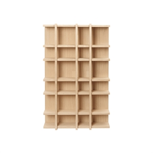 Ferm Living Tilem Shelf 4x6 Natural Oak Veneer