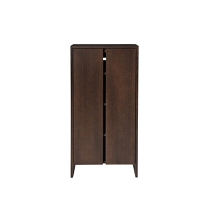 Ferm Living Parcel Hall Cabinet H110 Dark Stained Oak