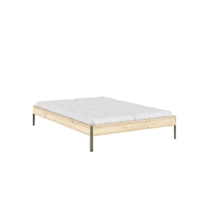 Karup Core Bed Frame 140x200 Raw/Sage Green