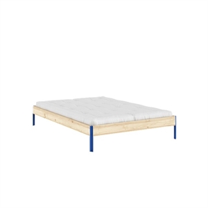 Karup Core Bed Frame 140x200 Raw/Vivid Blue