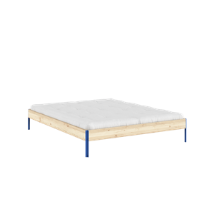 Karup Core Bed Frame 160x200 Raw/Vivid Blue