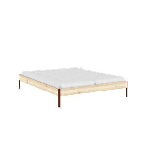 Karup Design Core Bed Frame 160x200 Raw/Terra Red