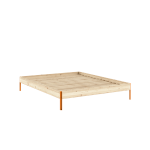Karup Design Core Bed Frame 160x200 Raw/Solar Orange