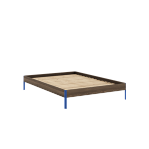 Karup Design Core Bed Frame 140x200 Carob Brown/Vivid Blue