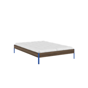 Karup Core Bed Frame 140x200 Carob Brown/Vivid Blue