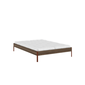 Karup Core Bed Frame 140x200 Carob Brown/Terra Red