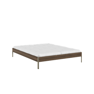 Karup Core Bed Frame 160x200 Carob Brown/Sage Green