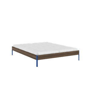Karup Core Bed Frame 160x200 Carob Brown/Vivid Blue