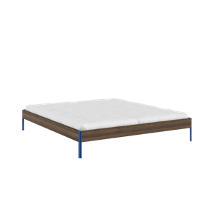 Karup Core Bed Frame 180x200 Carob Brown/Vivid Blue