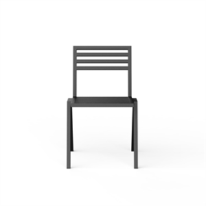 NINE 19 Outdoors Stacking Outdoor Chair 2 Pieces Black
