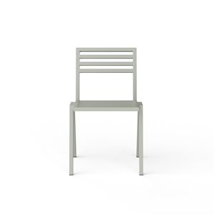 NINE 19 Outdoors Stacking Outdoor Chair 2 Pieces Gray