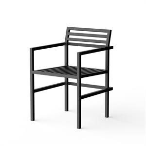 NINE 19 Outdoors Outdoor Chair w. Armrest Black