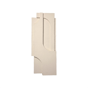 Kristina Dam Studio Serif Relief Wall Hanging Large Off White