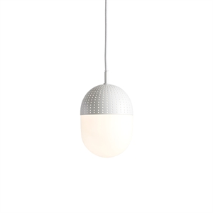 Woud Dot Pendant Medium White/ Opal