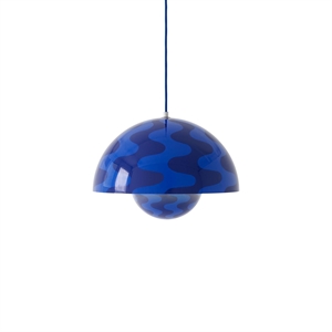 &Tradition Flowerpot VP7 Pendant Cobalt Blue/Twilight Blue Pattern