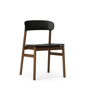 Normann Copenhagen Herit Dining Table Chair Smoked Oak/Black