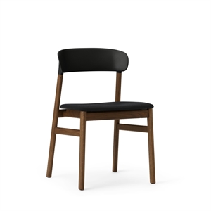 Normann Copenhagen Herit Dining Table Chair Upholstered Smoked Oak/Black