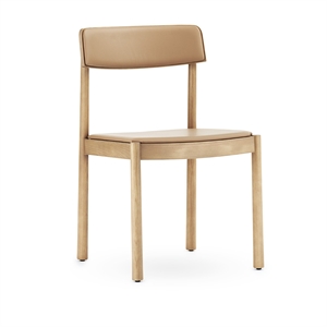 Normann Copenhagen Timb Dining Chair Upholstered Tan/ Camel