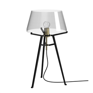 Tonone Ella Table Lamp Black/ Smoked Glass