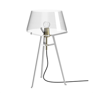 Tonone Ella Table Lamp White/ Smoked Glass