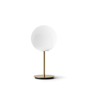 Audo TR Table Lamp Brushed Brass with Shiny Opal Bulb